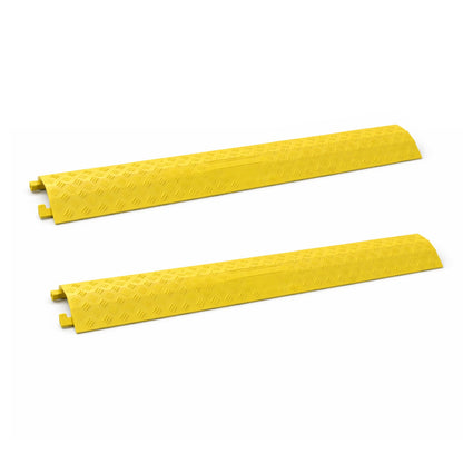 2-Pack Black/Yellow Drop-Over Cable Ramps