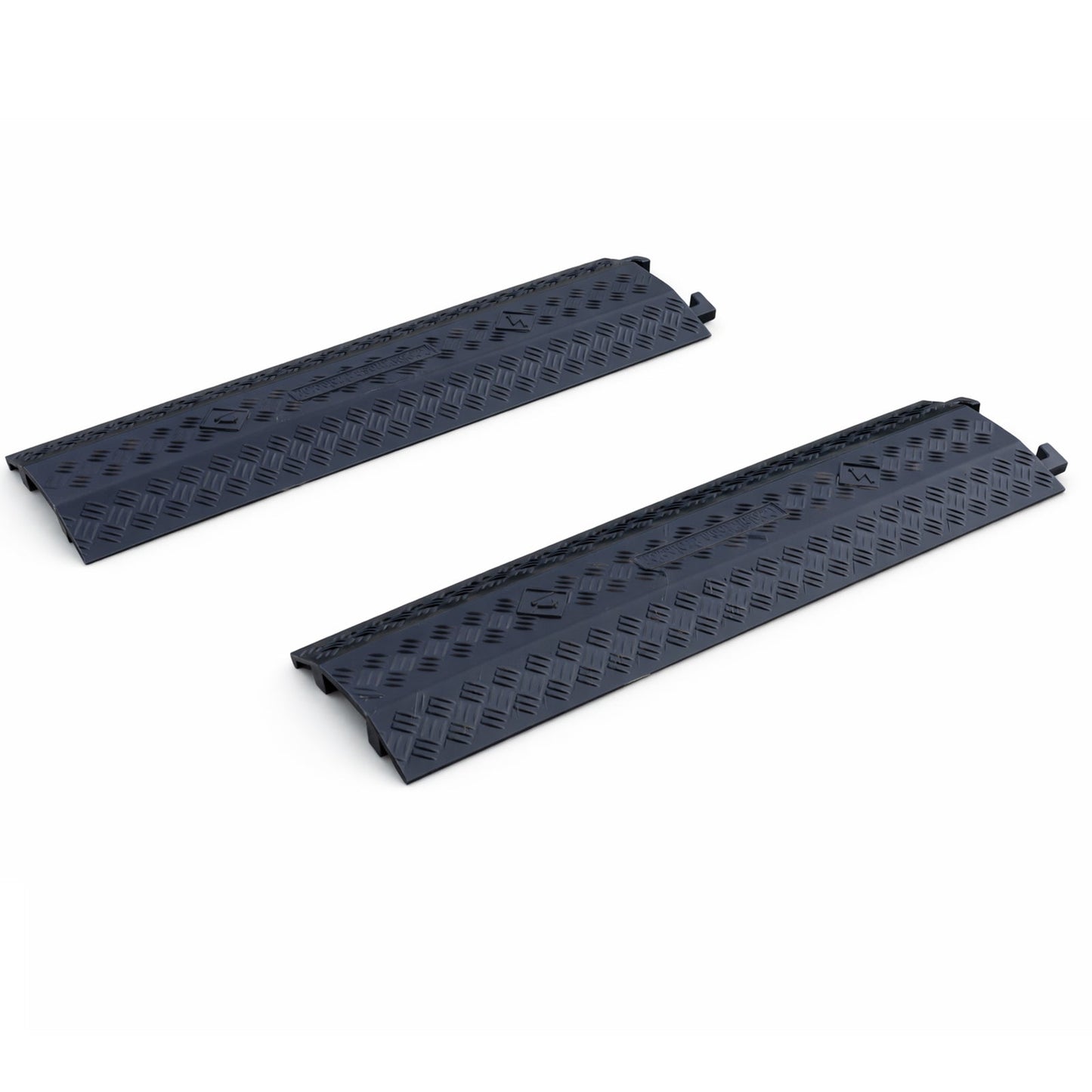 2-Pack Black/Yellow Drop-Over Cable Ramps