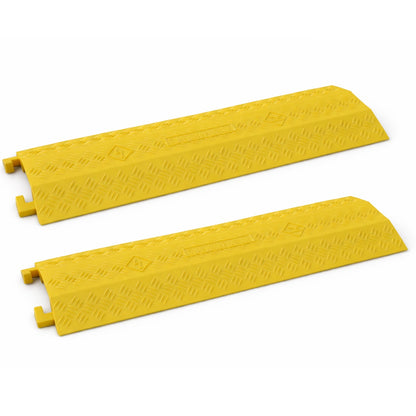 2-Pack Drop Over Cable Ramp - side angle