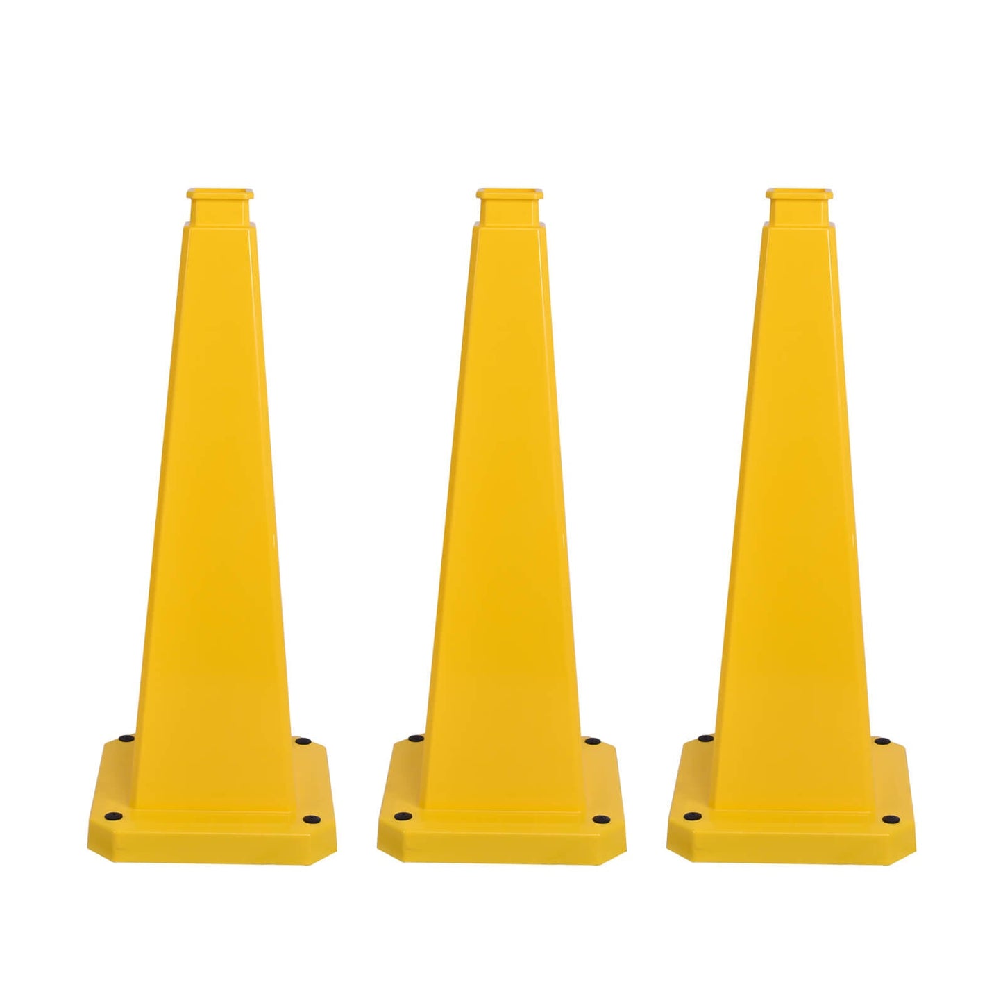 6-Pack 70/90 cm 4-Sided Message Cones, Blank