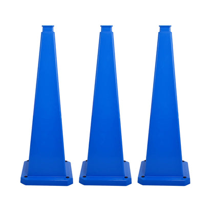 6-Pack 70/90 cm 4-Sided Message Cones, Blank