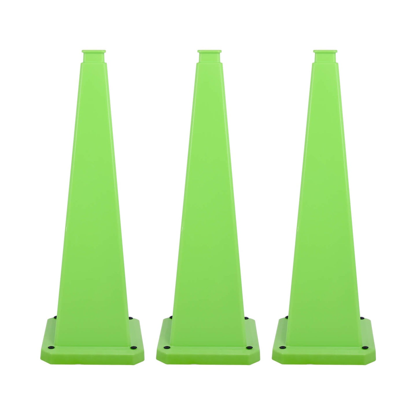 6-Pack 70/90 cm 4-Sided Message Cones, Blank