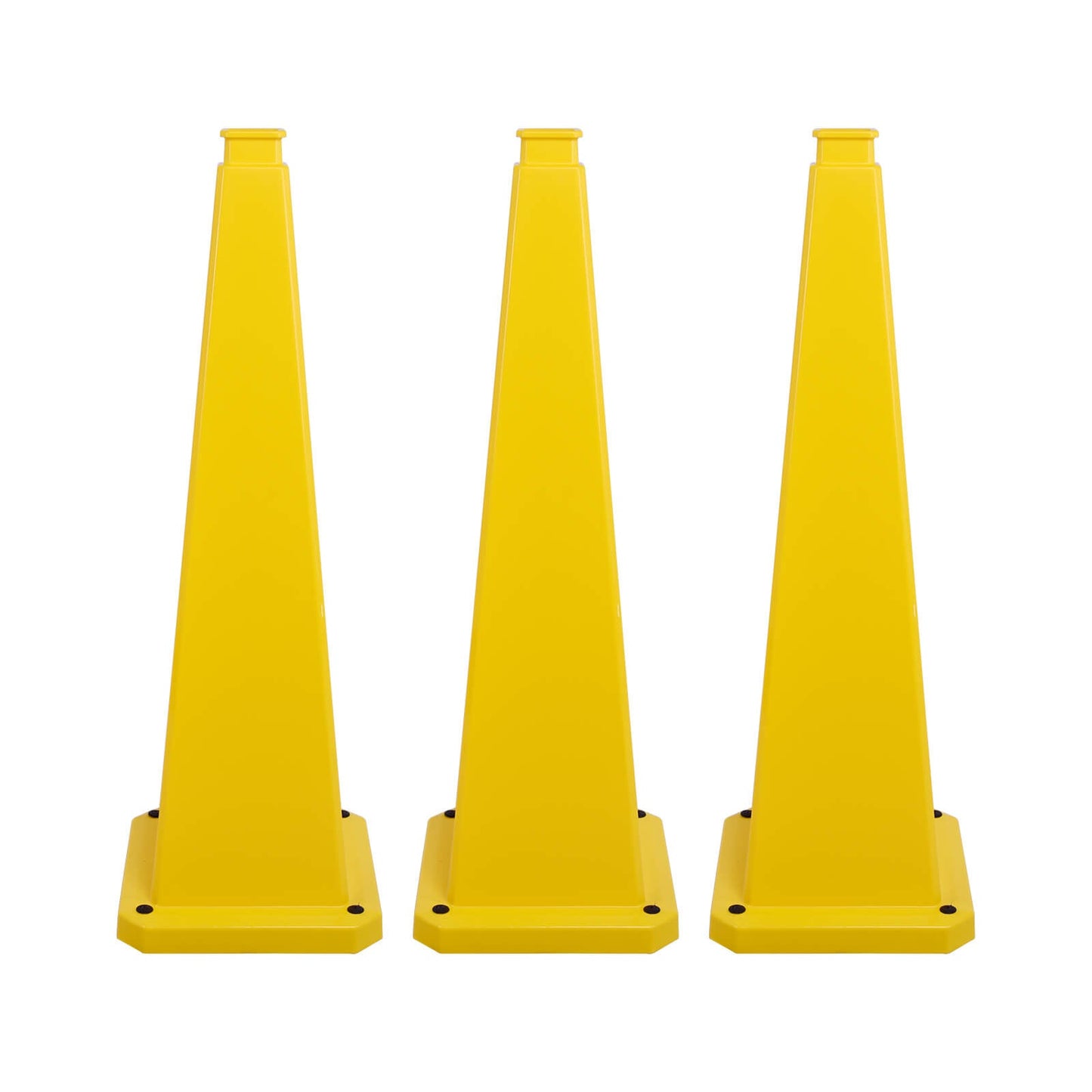 6-Pack 70/90 cm 4-Sided Message Cones, Blank