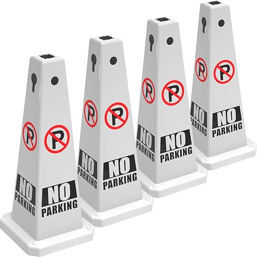 27Inch Caution Safety Cone - top-down view