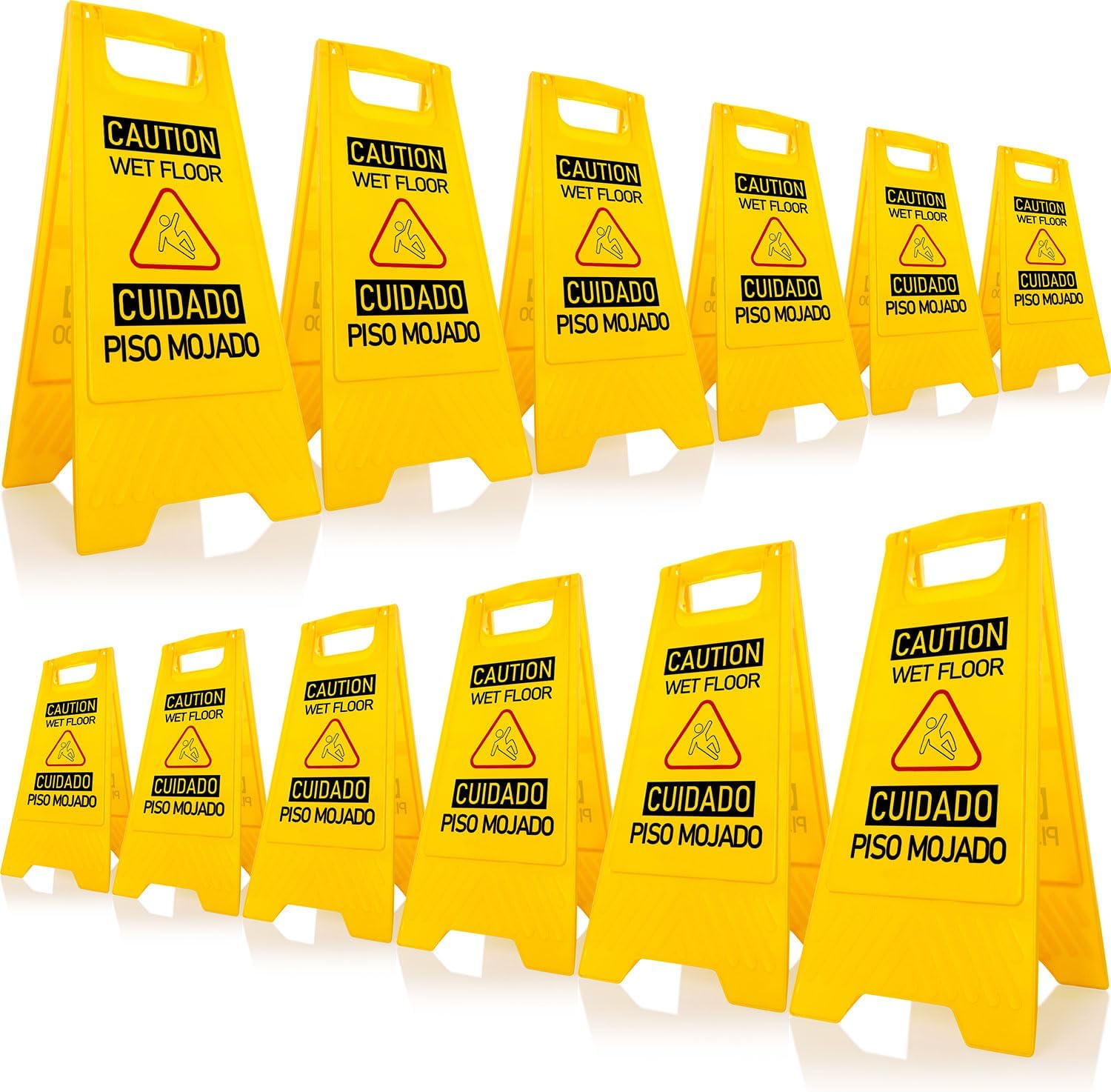 Caution Wet Floor Signs - front view