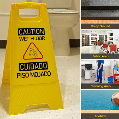 Caution Wet Floor Signs - with accessories