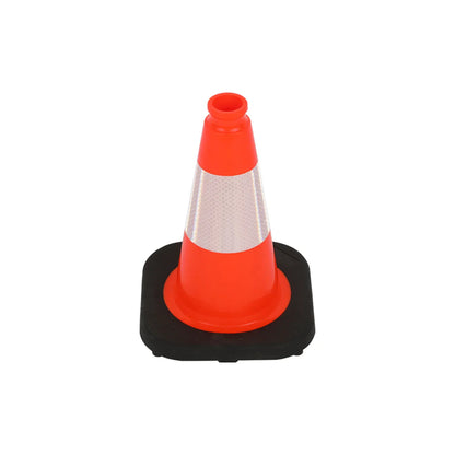 Lightweight Black Base Economy Traffic Cones