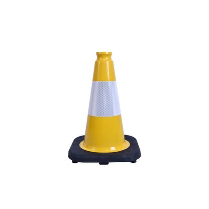 Lightweight Black Base Economy Traffic Cones