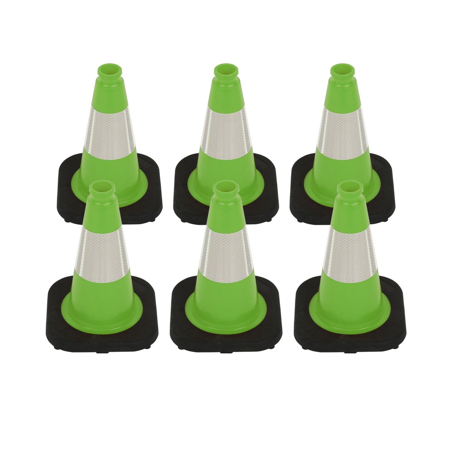 Heavy-Duty PVC Traffic Cones with Reflective Stripe