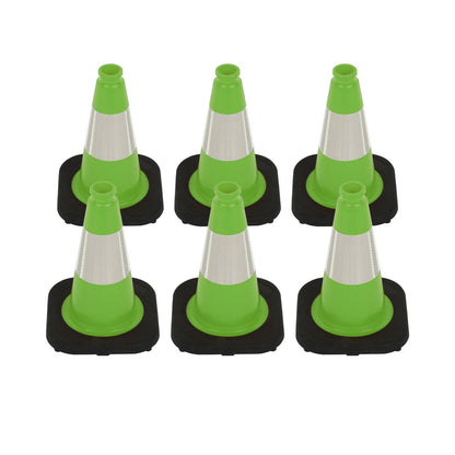 Heavy-Duty PVC Traffic Cones with Reflective Stripe