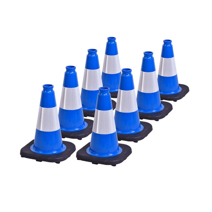 Heavy-Duty PVC Traffic Cones with Reflective Stripe
