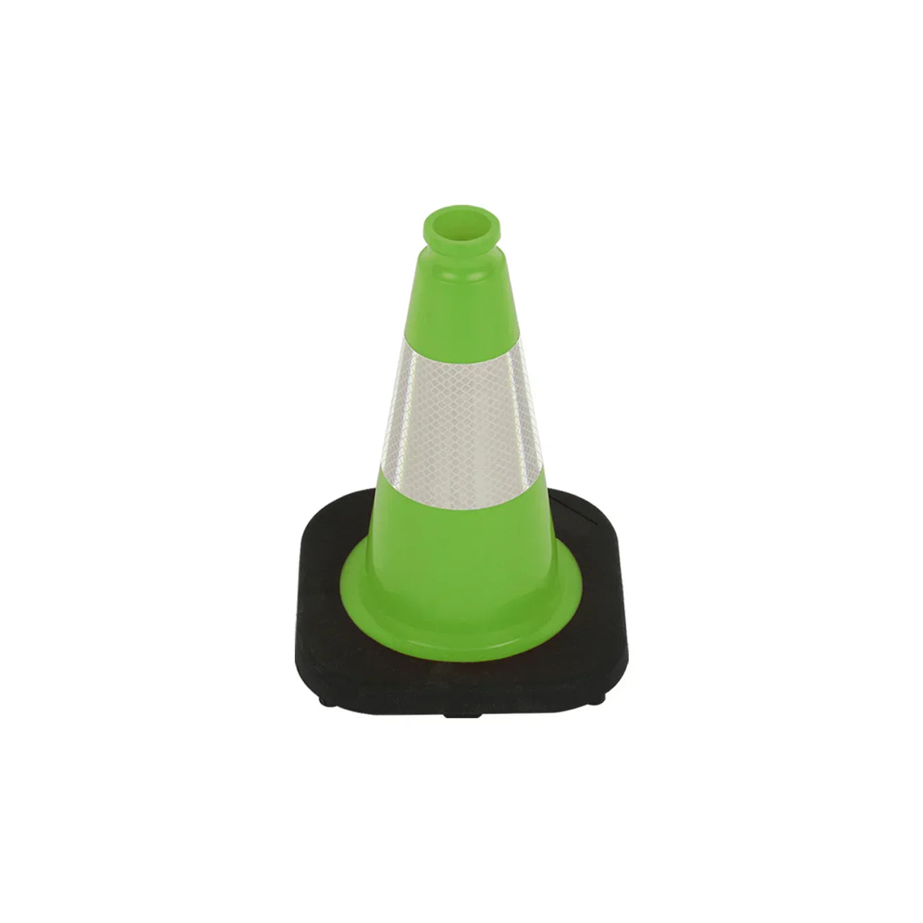 Lightweight Black Base Economy Traffic Cones