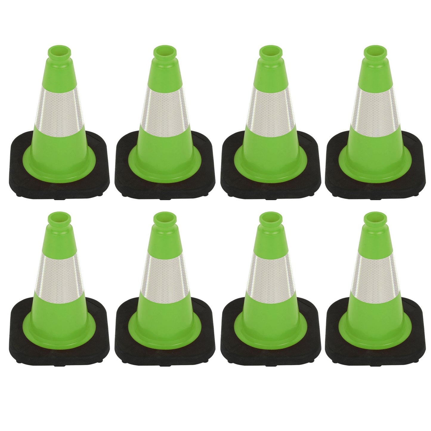 Lightweight Black Base Economy Traffic Cones