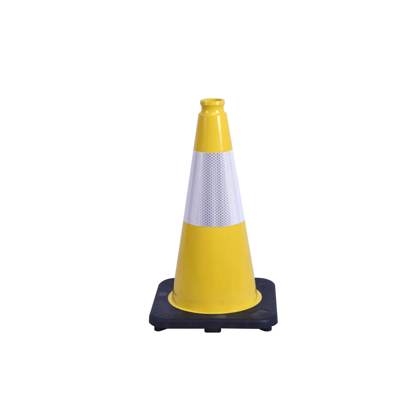 Lightweight Black Base Economy Traffic Cones