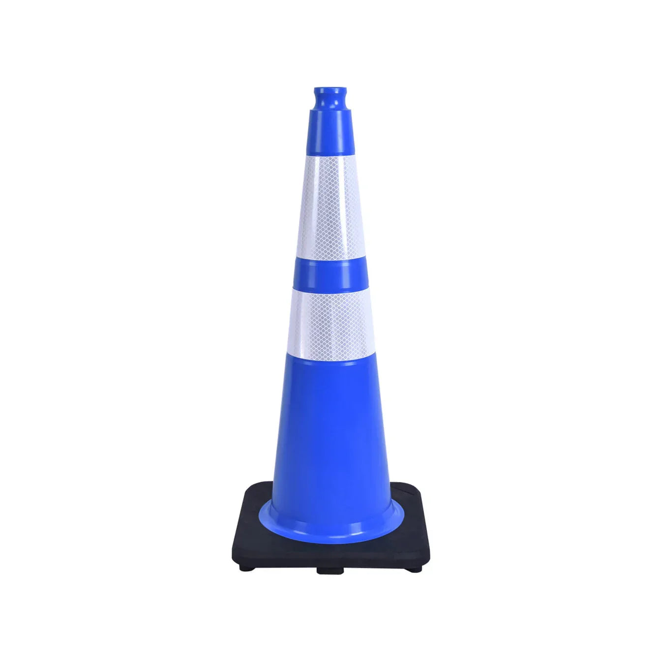 Lightweight Black Base Economy Traffic Cones