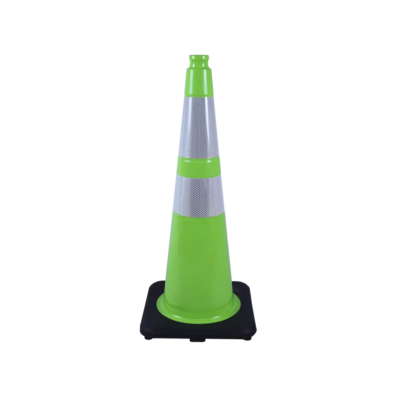 Lightweight Black Base Economy Traffic Cones