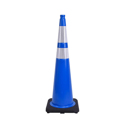 Lightweight Black Base Economy Traffic Cones