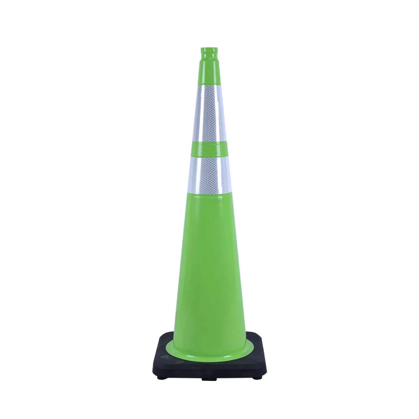 Lightweight Black Base Economy Traffic Cones