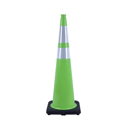 Lightweight Black Base Economy Traffic Cones