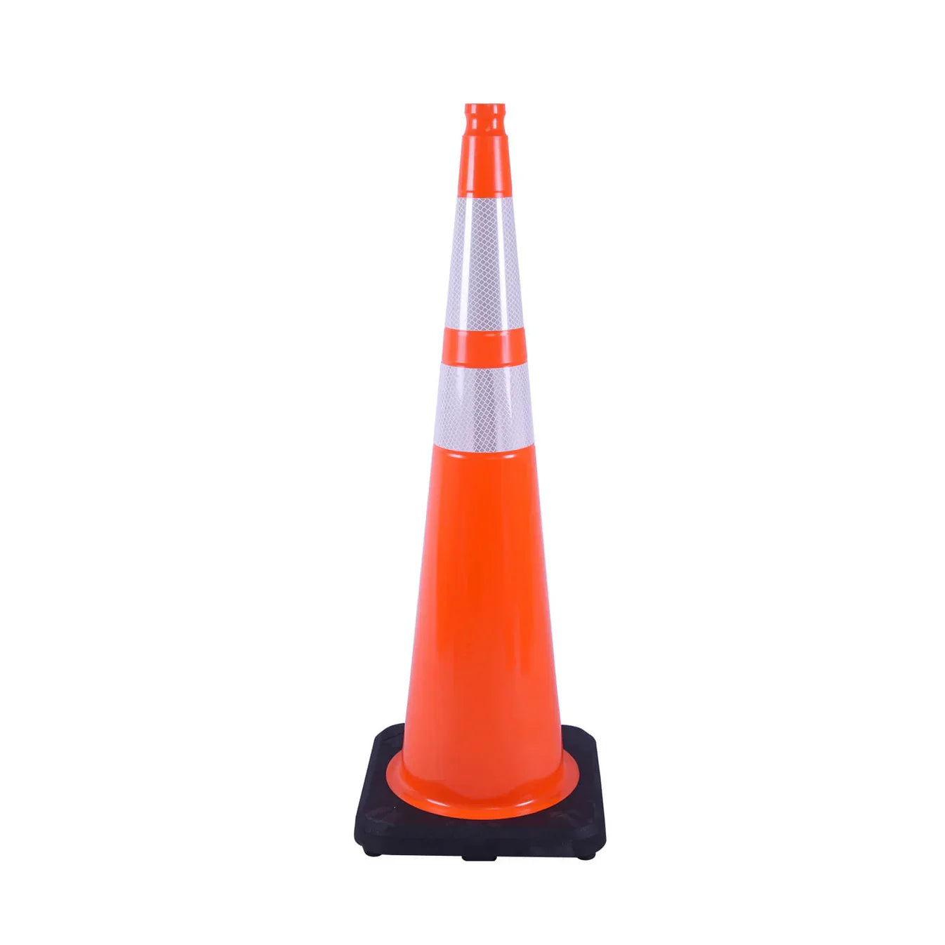 Lightweight Black Base Economy Traffic Cones