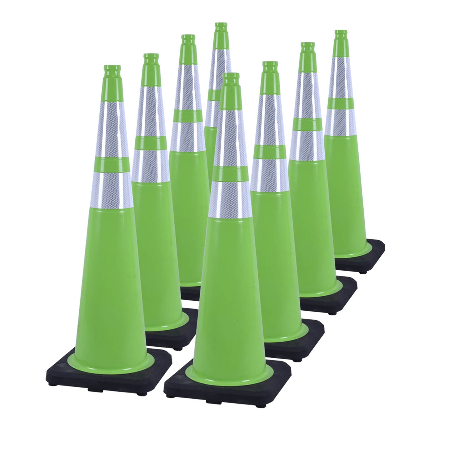 Heavy-Duty PVC Traffic Cones with Reflective Stripe