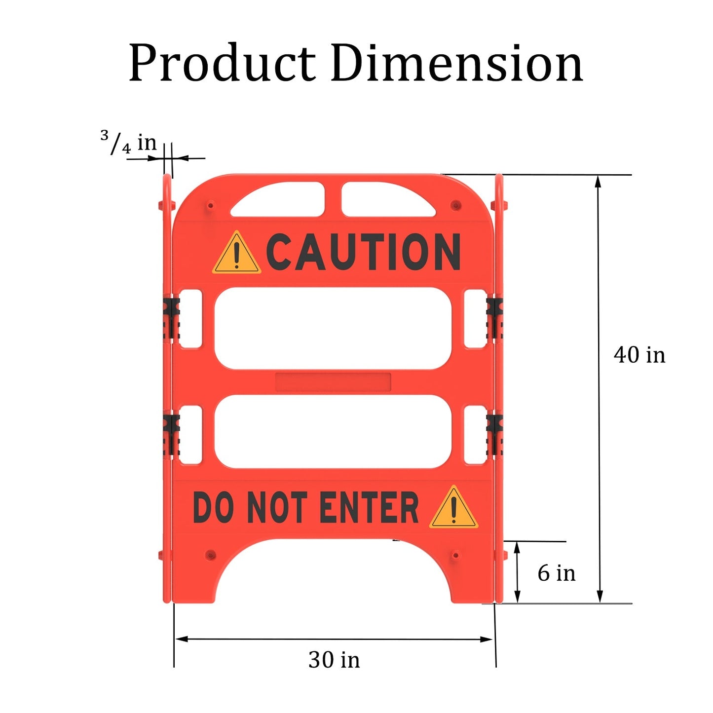 Caution Manhole Safety Barrier