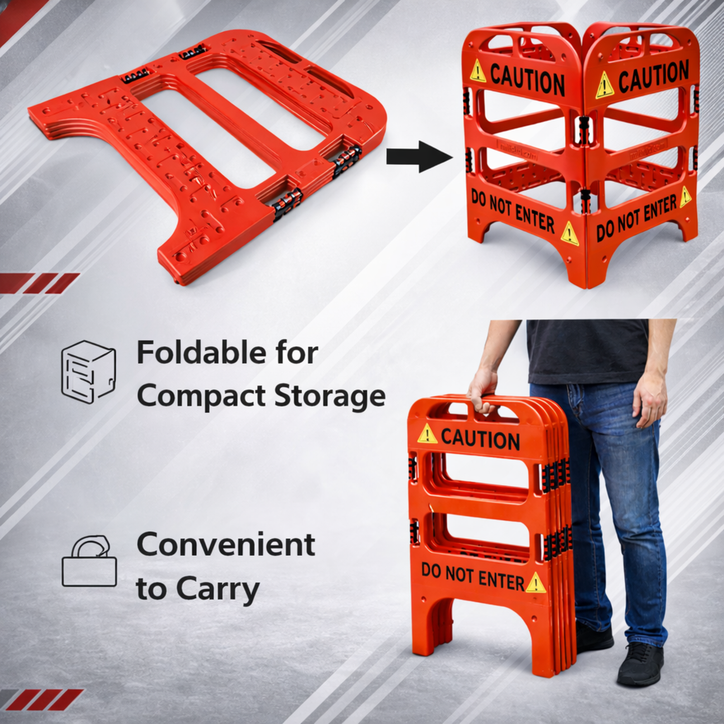 Caution Manhole Safety Barrier