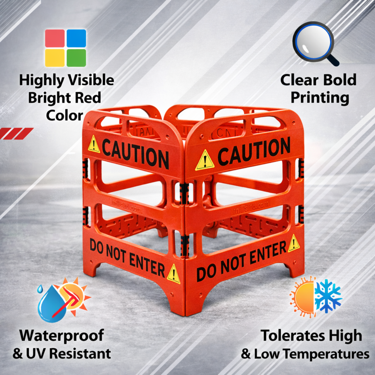 Caution Manhole Safety Barrier