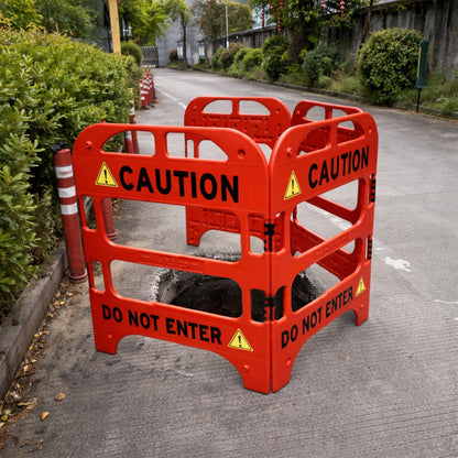 Caution Manhole Safety Barrier