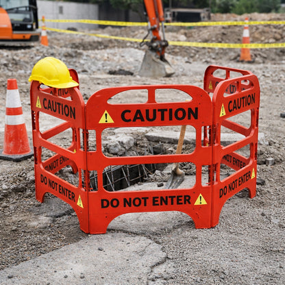 Caution Manhole Safety Barrier