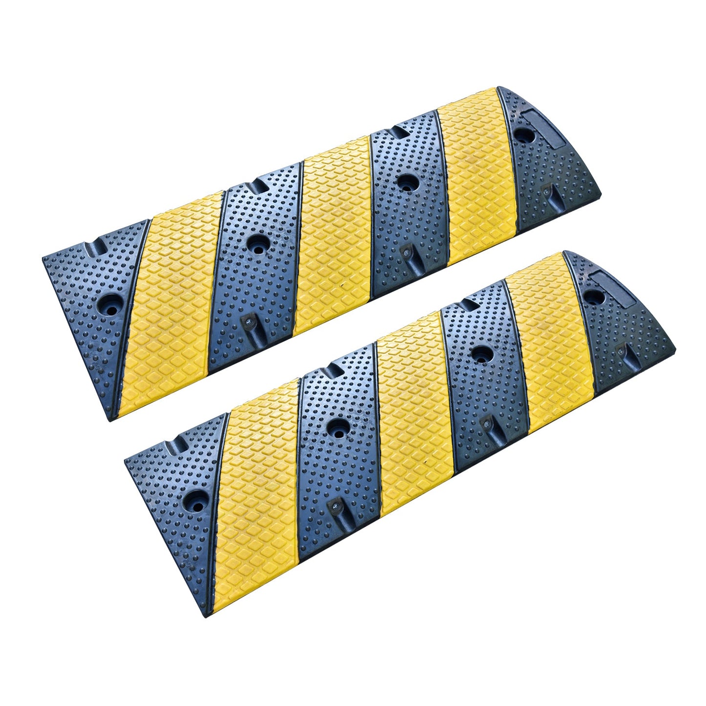 3 ft Heavy-Duty Rubber Speed Bump Set