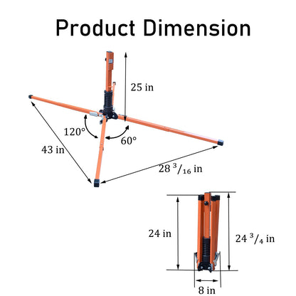 Portable Roll-Up Sign Stand with TPU Spring System