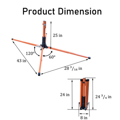 Portable Roll-Up Sign Stand with Spring System