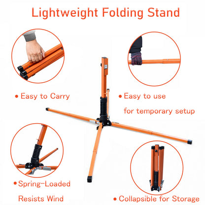 Portable Roll-Up Sign Stand with Spring System