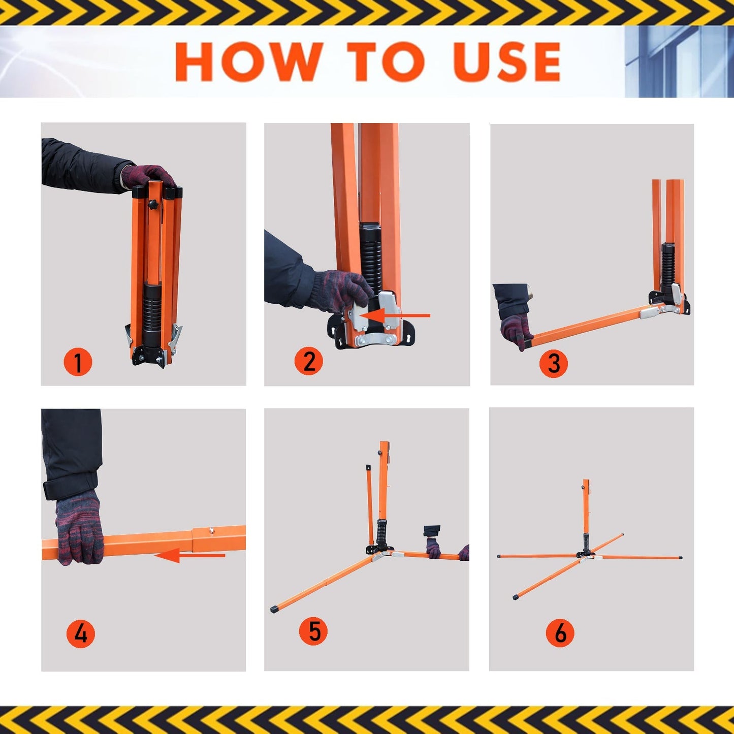 Portable Roll-Up Sign Stand with TPU Spring System