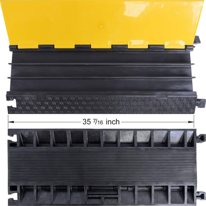 2/3/5-Channel Rubber Cable Protector Ramp