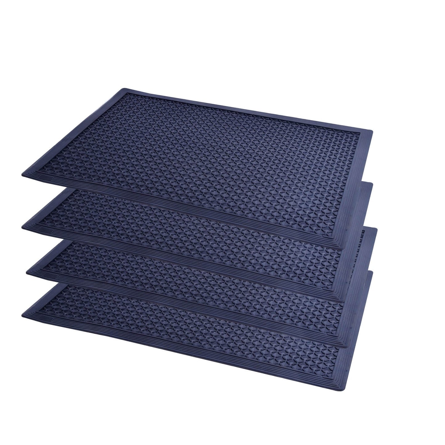 Rubber Scraper Mat - side angle