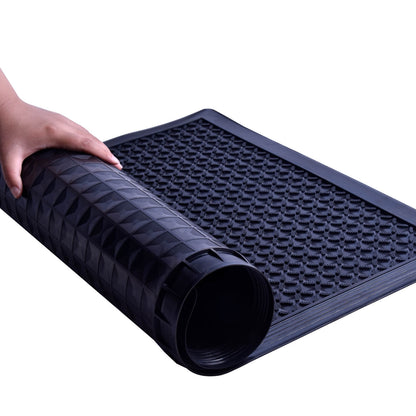 Rubber Scraper Mat - top-down view