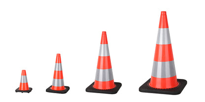 European Black Base Traffic Cone