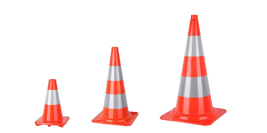 European Solid Orange Traffic Cone