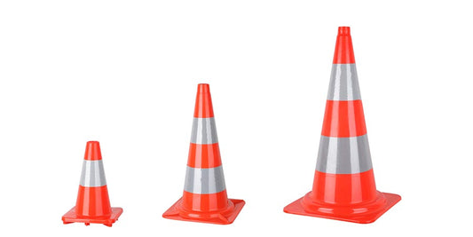 European Solid Orange Traffic Cone