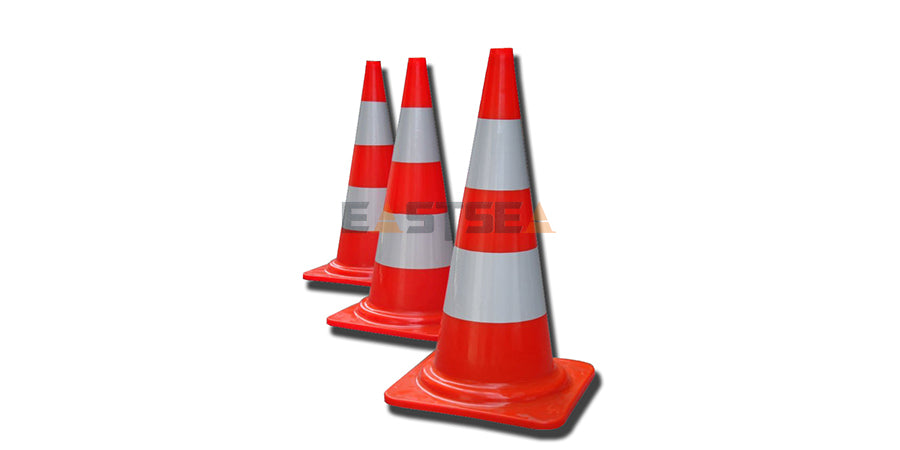 European Solid Orange Traffic Cone-3