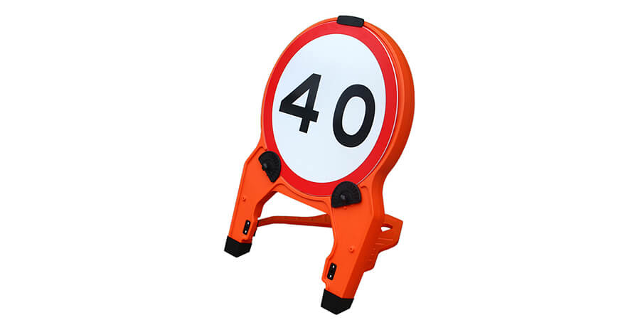 Foldable Traffic Signs – Portable Reflective Safety Signs for Roadwork, Construction & Traffic Control