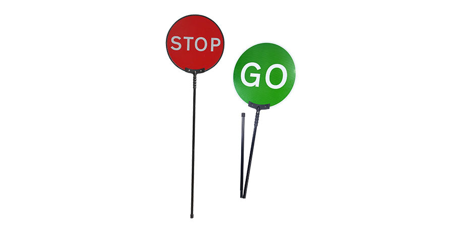 Foldable Stop /Go Paddle