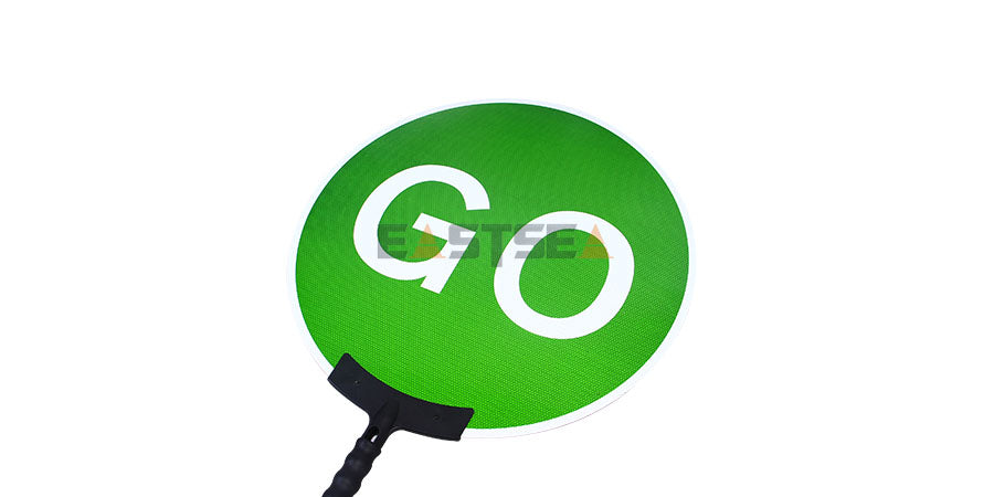 Foldable Stop Go Paddle-5