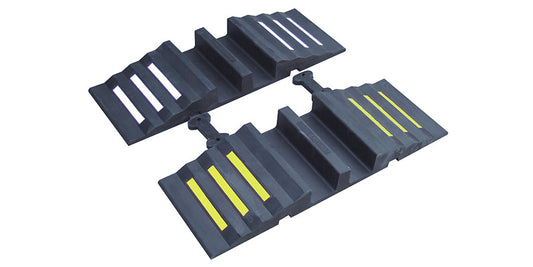 Width Channel Hose Ramp & Bridge – Heavy Duty Ramp for Hoses, Cables and Pedestrian & Vehicle Traffic