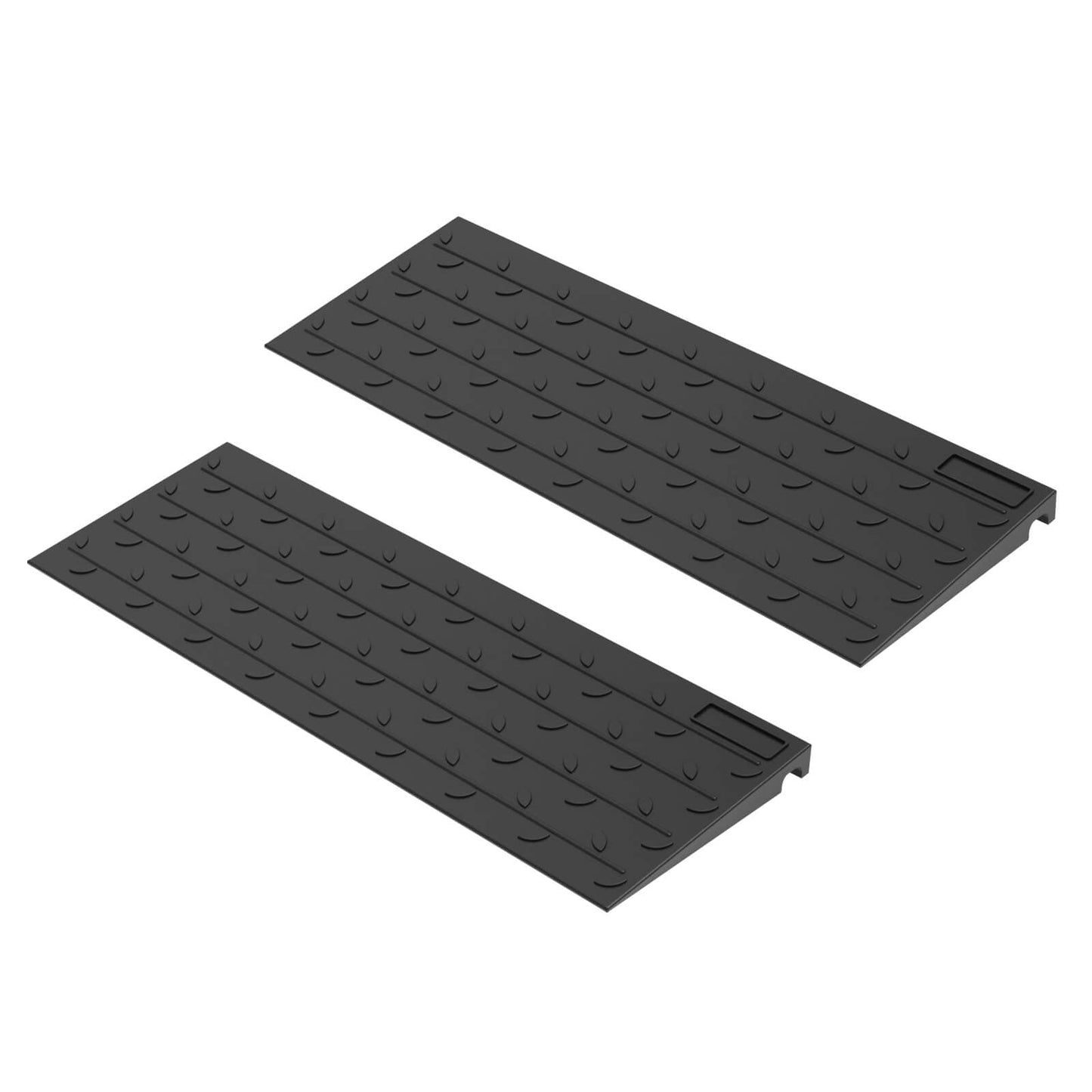 Rubber Threshold Ramp – Multiple Heights, Portable & Durable for Wheelchairs, Scooters & Walkers