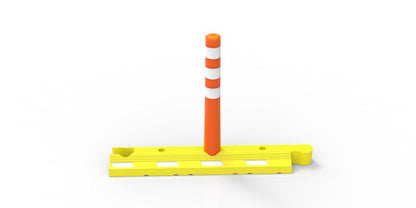 Lane Separator With Flexible Post