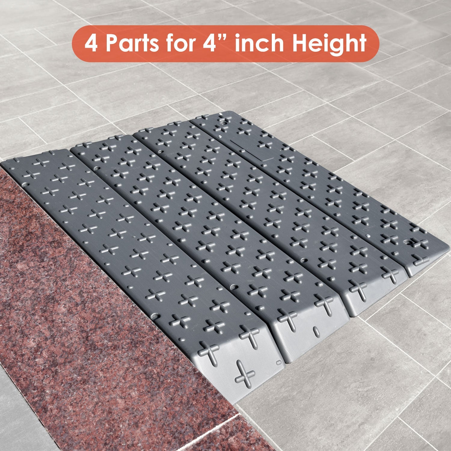 Extensible Threshold Ramp 1 - 6 Inch Height - comparison view