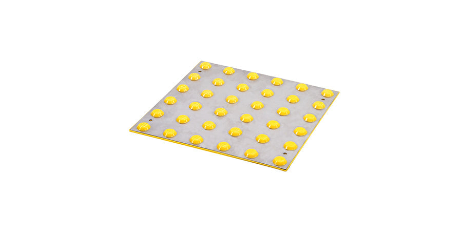 Raised Aluminum Dot Tactile Tile, Round Dot Tactile Warning Surface
